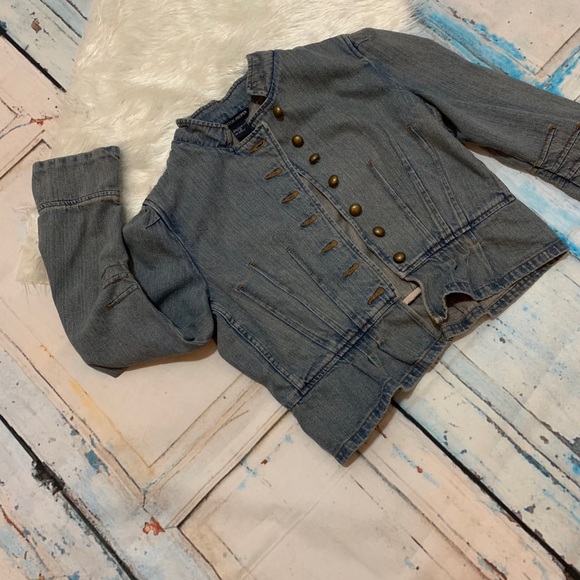 ❌SOLD❌Vintage Military Style Boston Proper Jacket - Picture 4 of 8